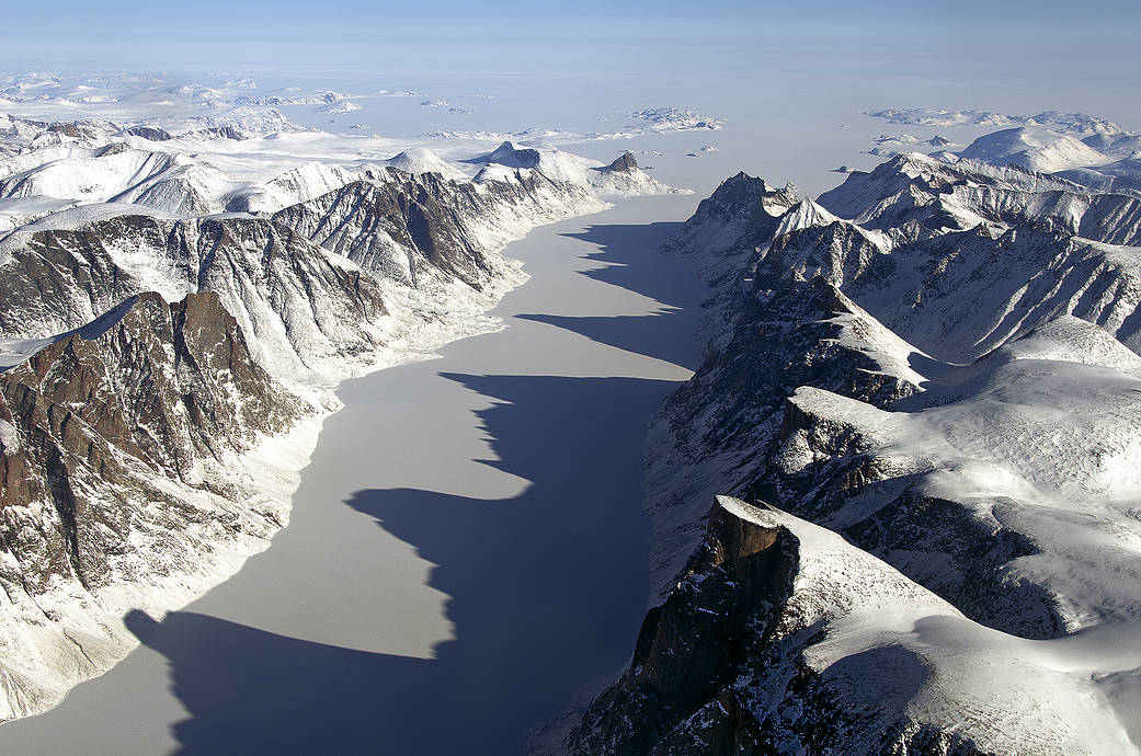 snowy mountains