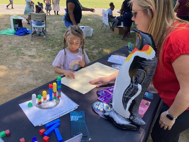 outdoor STEM fair for children